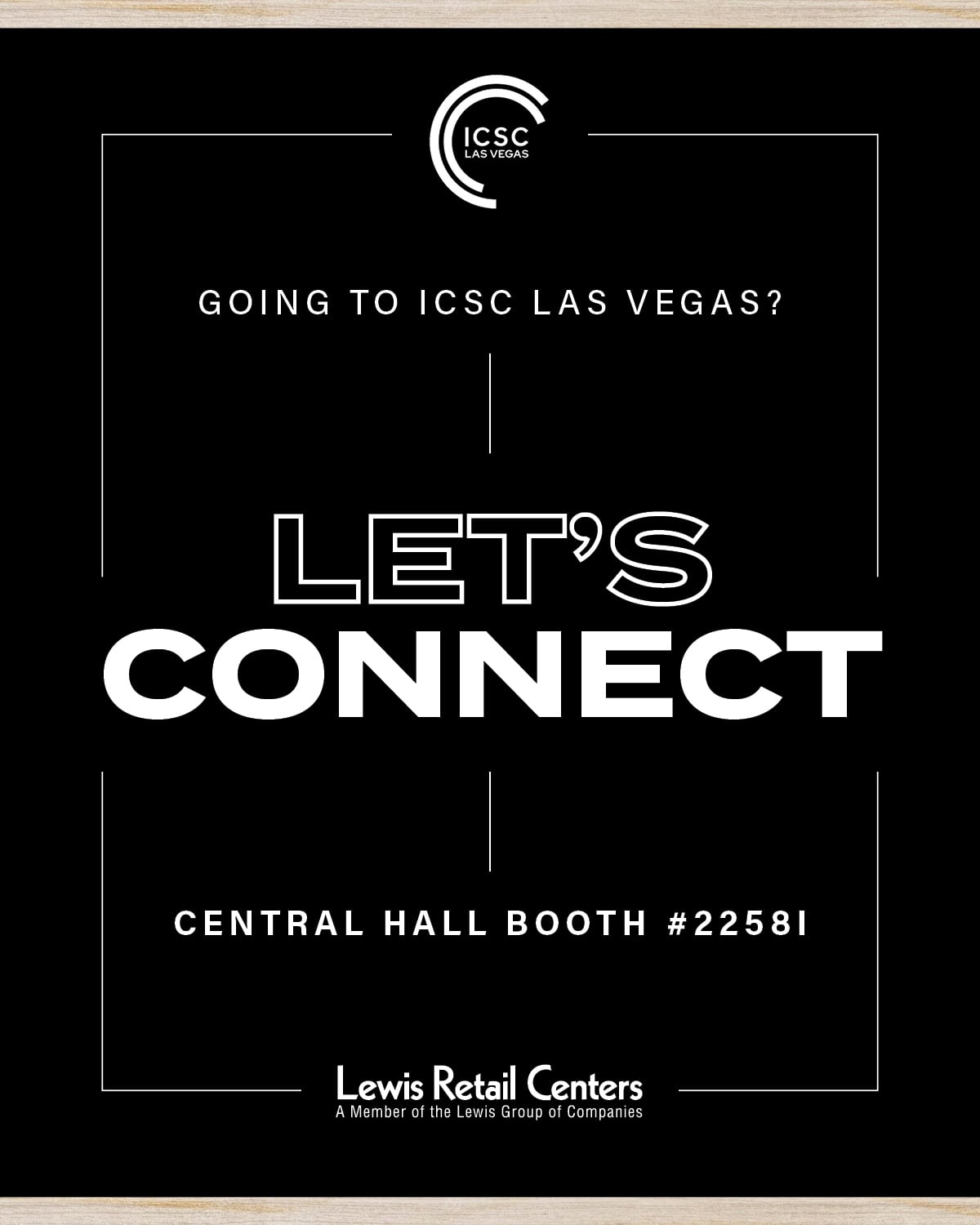 Join Lewis Retail Centers at ICSC Las Vegas 2023! - Lewis Retail